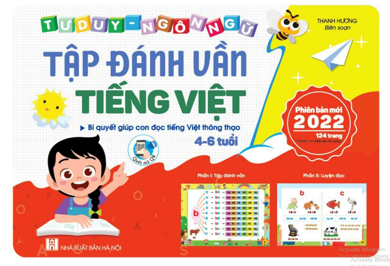 Tập Đánh Vần Tiếng Việt (Phiên Bản Mới 2022)