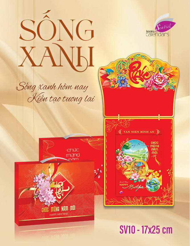Bloc Lịch Tết Đại Đặc Biệt - Sống Xanh (Có Hộp)
