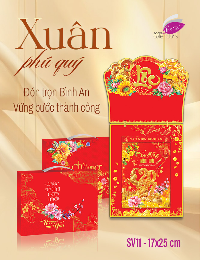 Bloc Lịch Tết Đại Đặc Biệt - Xuân Phú Quý (Không Hộp)