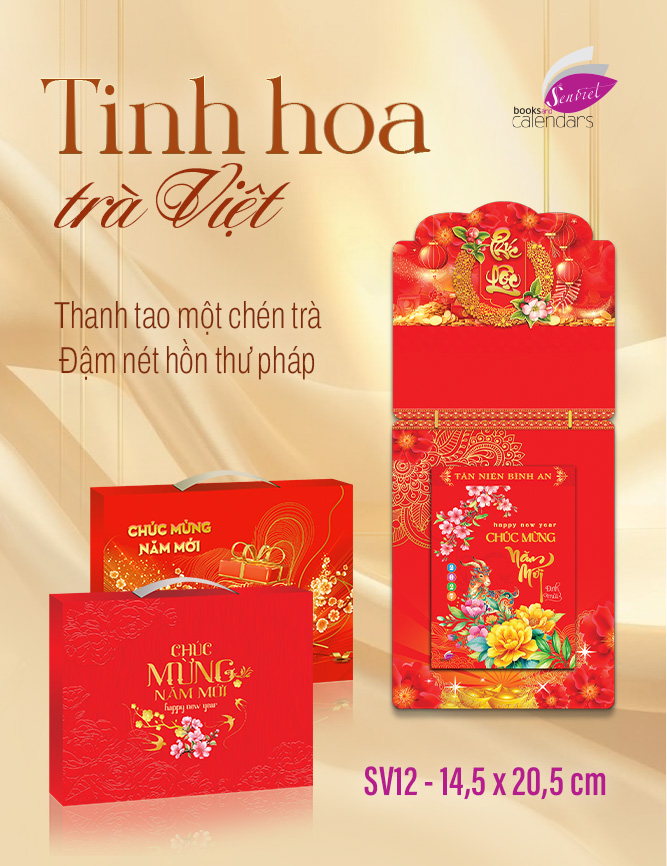 Bloc Lịch Tết Đại Đặc Biệt - Tinh Hoa Trà Việt (Có Hộp)