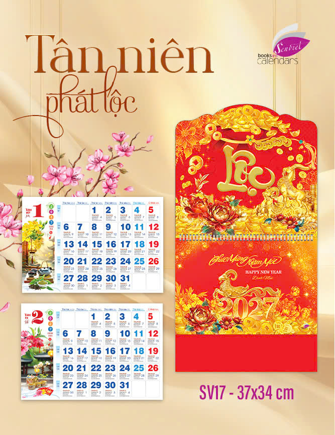 Lịch 12 Tháng - Tân Niên Phát Lộc