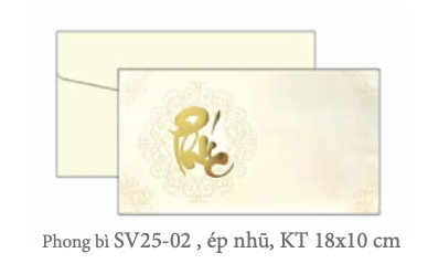 Phong Bì Tết Loại Nhỏ - Mẫu 02