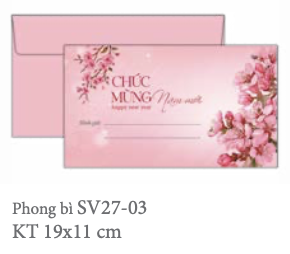 Phong Bì Tết Loại Nhỏ - Mẫu 06