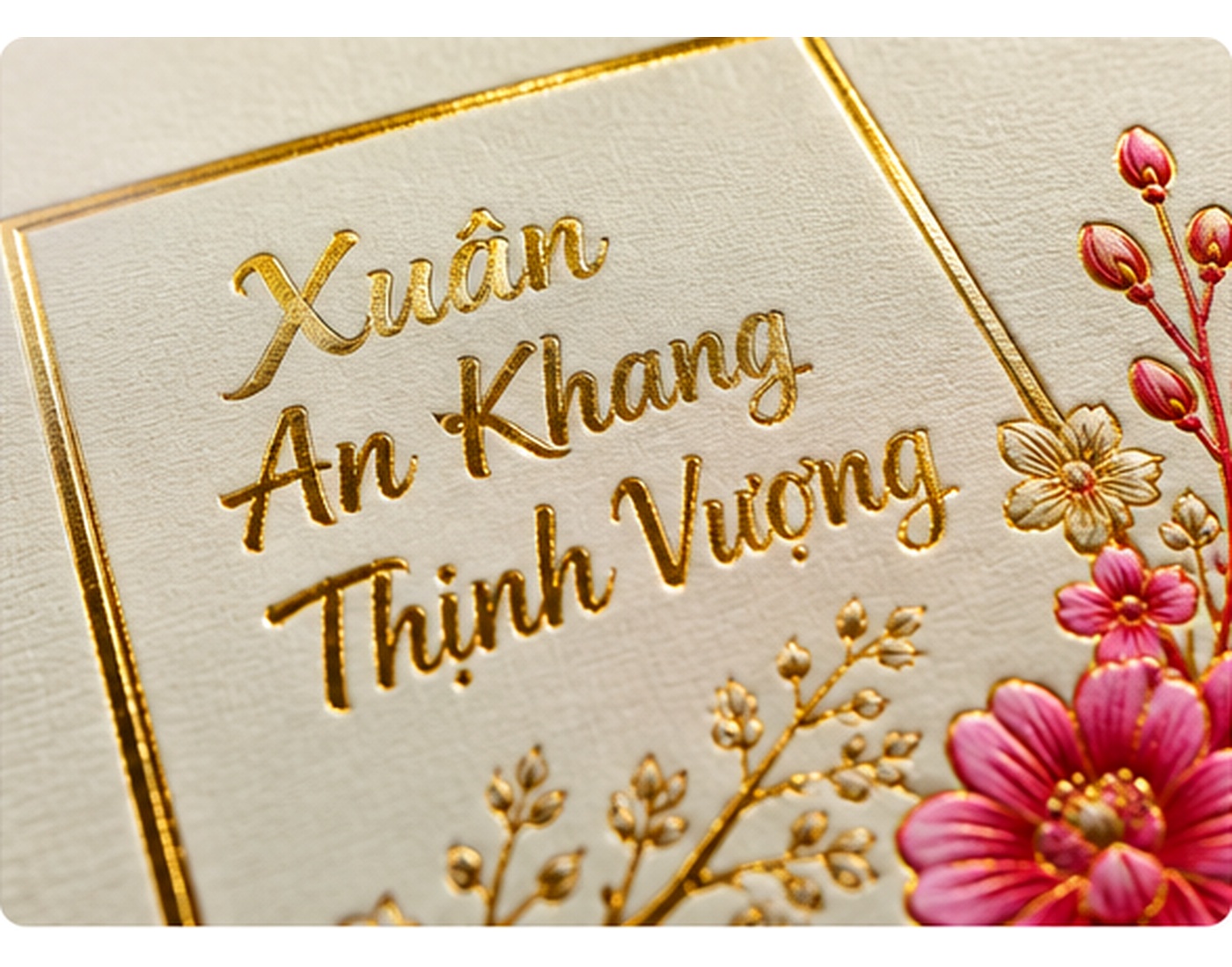 Kỹ thuật Ép nhũ - Sen Việt 2027