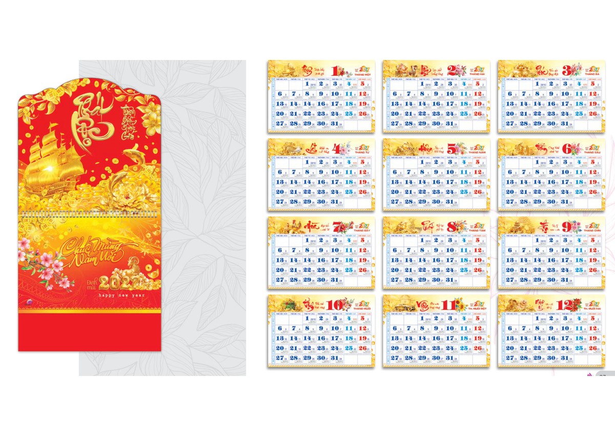 SV19 - Thuận Buồm Xuôi Gió - Lịch 12 tháng 2027