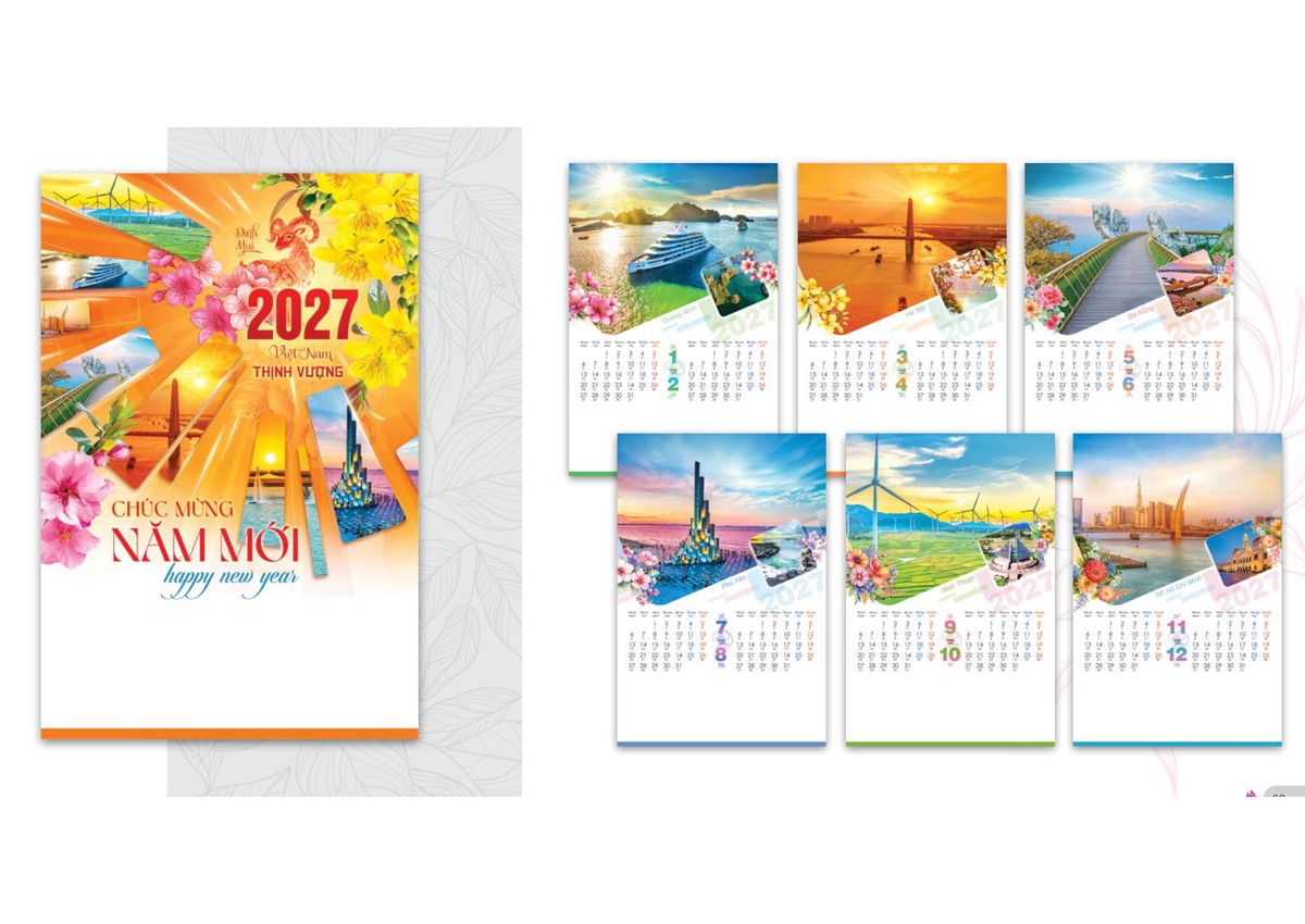 SV49 - Việt Nam Thịnh Vượng - Lịch 7 tờ 2027