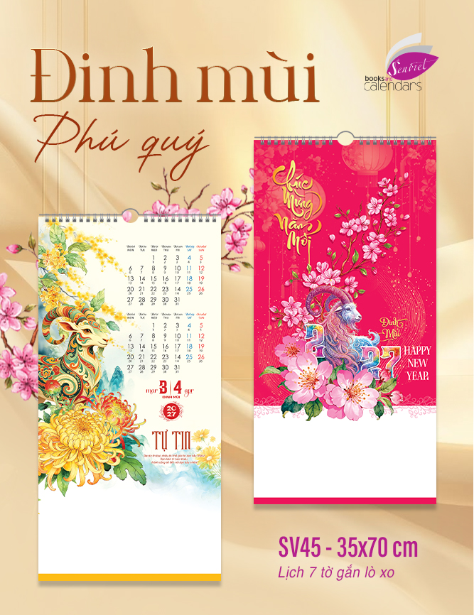 Lịch 7 Tờ - Đinh Mùi Phú Quý