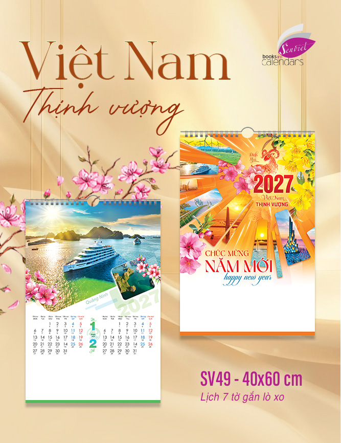 Lịch 7 Tờ - Việt Nam Thịnh Vượng