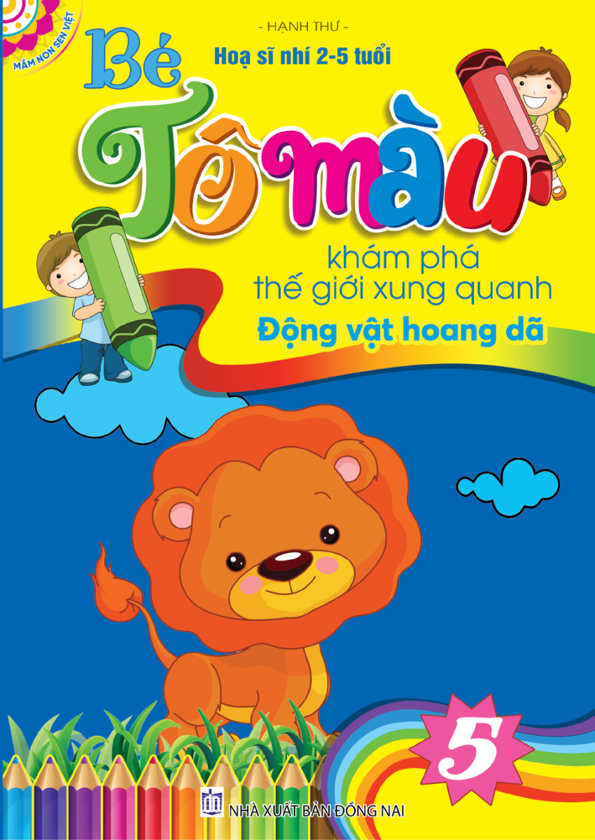 Combo Sách: Bé Tô Màu Khám Phá Thế Giới Xung Quanh - Họa Sĩ Nhí 2-5 tuổi (10 cuốn) 6