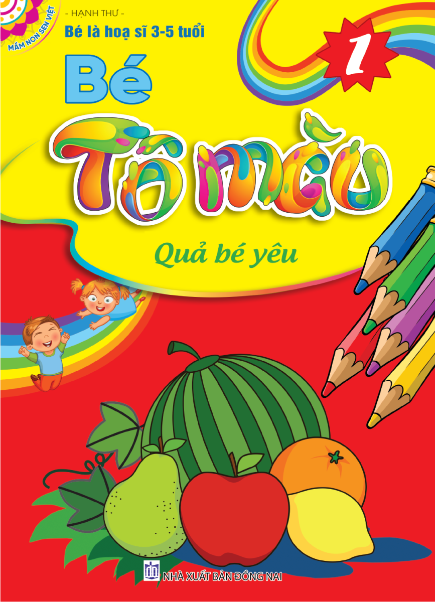 Combo Sách: Bé Tô Màu - Bé Là Họa Sĩ 3-5 tuổi (8 cuốn) 2