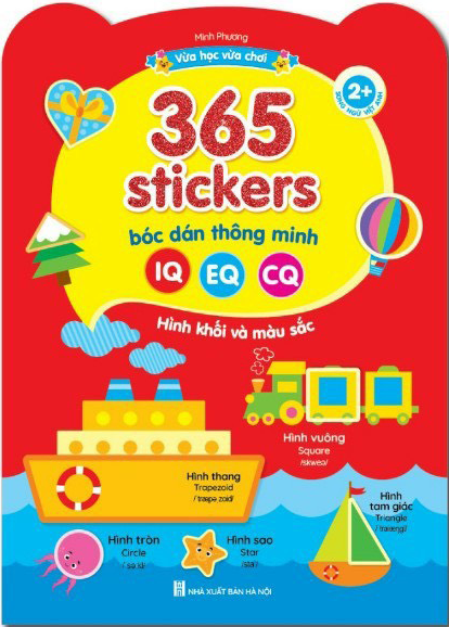 Combo: 365 Stickers Bóc Dán Thông Minh (6 cuốn) 8