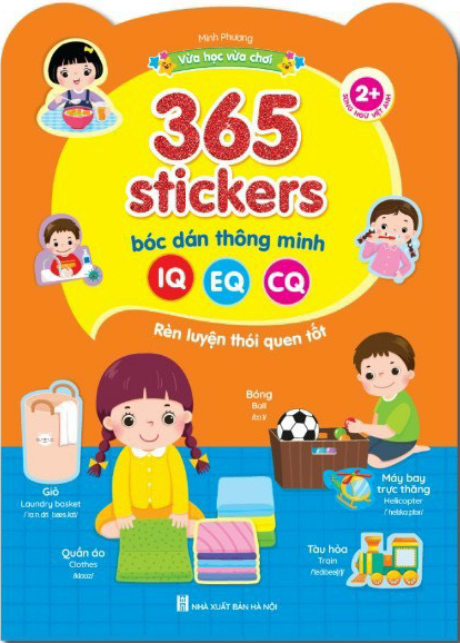 Combo: 365 Stickers Bóc Dán Thông Minh (6 cuốn) 12